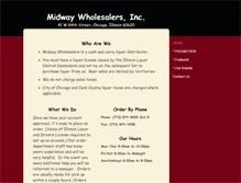 Tablet Screenshot of midwaywholesalers.com